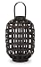 Bamboo Hurricane Lantern 23cm x 23cm x 35cm High