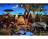 Jungle Animals - Large Wild Life Wall Mural