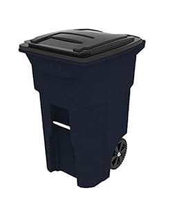Amazon.com: Toter 025564-R1769 Residential Heavy Duty Two Wheeled Trash ...