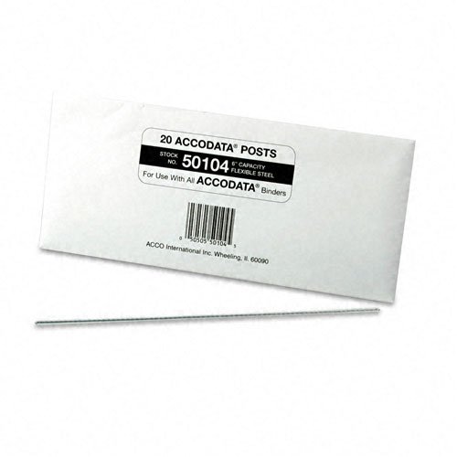 ACCO Products - ACCO - Data Flex 8-1/2 Nylon Posts For Top/Bottom Loading Binders, 6