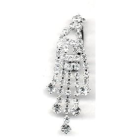 Belly Button Ring Dangle Rhinestone Reverse Navel Ring