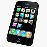 iPhone 3G ONLY Rubberized Hard Plastic Case Cover Black