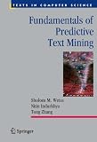 Fundamentals of predictive text mining