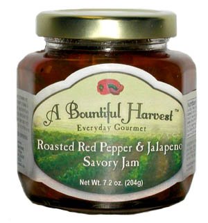 Roasted Red Pepper & Jalapeno Savory Jam - A Bountiful Harvest Everyday Gourmet by Jalapeno Jam