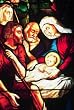 Frameable Art Card for Christmas - The Nativity in Stained Glass from Riverton