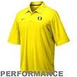 Nike Oregon Ducks Yellow NikeFIT Performance Polo