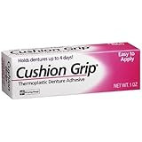 Cushion Grip Thermoplastic Denture Adhesive - 1 oz