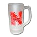 University of Nebraska Lincoln NU Huskers - Beer Style Mug / Cup - 1 color red Nlogo Frosted design