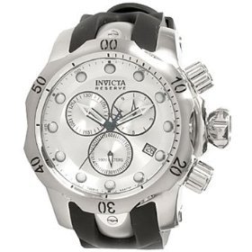 Men's Reserve Chronograph Black Rubber