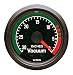 VDO 150042 Cockpit Style Mechanical Vacuum Gauge 2 1/16 Diameter, Black Dial Face