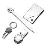 Special Golfing Gift Set (Sent Same Day). Golf Design Business Card Case, Golf Repairer Keyring, Golf Money Clip & Golf Letter Opener. Free Gift Card/Message Service. P&P Only £2. **FREE GIFT WRAP**