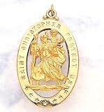 Saint Christopher Medal 14kt Gold