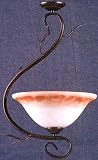 LAMPS BEAUTIFUL Country Casual Woodland Inverted Hanging Pendant NOW ON SALE FOR $59.99--THIS IS A FLOOR MODEL IN GOOD CONDITION