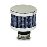 High Performance Replacement Air Breather Filter Mini Chrome and Blue