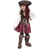 High Seas Buccaneer Pirate Costume Girl