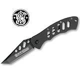Smith & Wesson Homeland Security G10 Knife with Black Slotted Tanto Blade