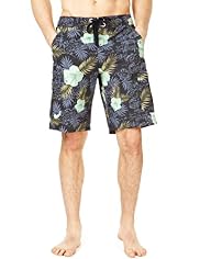 XXXL North Coast Painted Floral Cargo Swim Shorts
