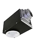 AirZone Fans SE80RVLH Recessed Exhaust Ventilation Fan with 16W Fluorescent Light and Very Quiet Mot