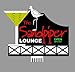 8681 Model Sandpiper Lounge Animated & Lighted Sign by Miller Signs