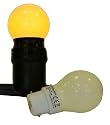 Yellow LED Unbreakable Golf Ball Lamp Bayonet (70x45) 100,000 Hrs