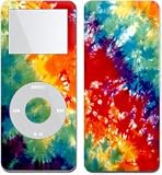 Tie Dye - Apple iPod nano 1G (1st Generation) 1GB/ 2GB/ 4GB Protector Skin Decals - Faceplate Stickers