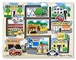 MELISSA & DOUG DELUXE WOODEN VEHICLES MAZE PUZZLE
