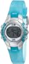 Timex Women's T5K4609J 1440 Sports Digital Silver Case Translucent Blue Strap Watch