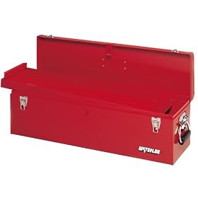 Waterloo HM3052 30-Inch Long by 8-Inch Wide by 9-Inch High Red Metal Carpenter Tool Box with Full... by Waterloo