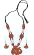 Womens Jewelry Terracota Necklace and Earings (mnklcs011)