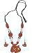 Necklace and Earrings Terracota Jewelry (mnklcs011)