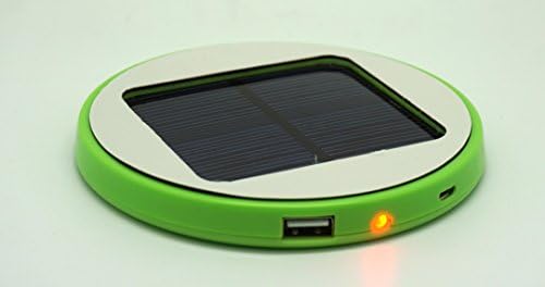 JJF Bird®nergy Saving Universal Solar Window Charger Rechargeable Solar Panel Battery（1800mah) Charger Cellphone Portable Power Bank External Battery Pack with USB Cable for Iphone 4 4s 5 5g Galaxy S4 S3 Note Note 2; HTC One, Evo, Thunderbolt, Incredible, Droid Dna; Motorola Moto X, Atrix, Droid; Google Nexus 4, 5, Etc (circle-green)