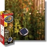 Outdoor Living : Solar Light Garden Bird - Robin