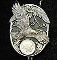 Large Bolo - Eagle and Nickle(Diamond Cut)