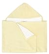 American Terry Co. Kids Hooded Organic Towel - Natural/Soft White-One Size