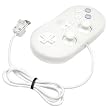 Permium White / Clear Silicone Skin Cover Case for Nintendo Wii Classic Remote Contoller