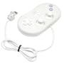 Permium White / Clear Silicone Skin Cover Case for Nintendo Wii Classic Remote Contoller