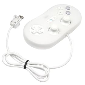 Permium White / Clear Silicone Skin Cover Case for Nintendo Wii Classic Remote Contoller