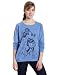 Junk Food Juniors Mickey Splatter Long-Sleeve Pull Over Crew Tee