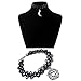 AmazingOS® Vintage Stretch Tattoo Choker Crescent Moon Necklace Retro Henna Elastic 80s 90s