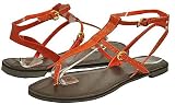 Qupid Athena-52 Orange Women Flat Sandal