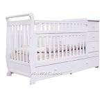 Daphne 4-in-1 Crib n Bed In Natural Finish By AFG Baby Furniture