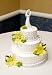 Wallmonkeys Peel and Stick Wall Decals - Three Layer Wedding Cake - Removable Graphic
