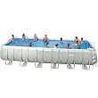 Intex 12 X 24 X 52INCH Rectangular Ultra Frame Complete Pool Set