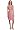 Everly Grey Women's Nicole Scoop Neck Dress, Pink Stripe, X-Small