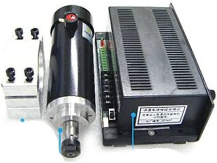 450w High-speed Air-cooled Spindle CNC Spindle Motor Kits PWM Speed Controller with Mount Bracket