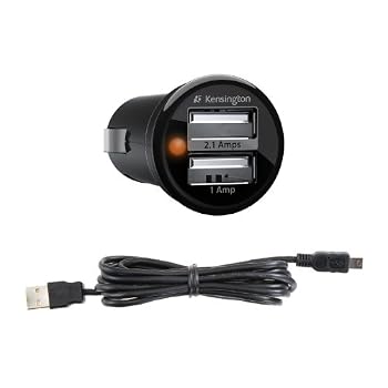 Set A Shopping Price Drop Alert For Kindle Fire PowerBolt Duo USB Car Charger with USB Cable by Kensington