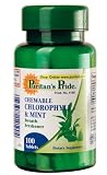 Chlorophyll und Mint Kautabletten 100 Kapseln