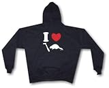 I Heart (LOVE) Shaved Beaver Logo Men's Hoodie Sweat Shirt Small thru 4XL