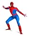 Disguise Men's Marvel Spider-Man Deluxe Muscle Costume, Blue/Red, X-Large