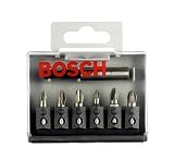 Bosch Zubehör 2607001942 7tlg. Schrauberbit-Set Extra-Hart (PH/PZ) 25 mm